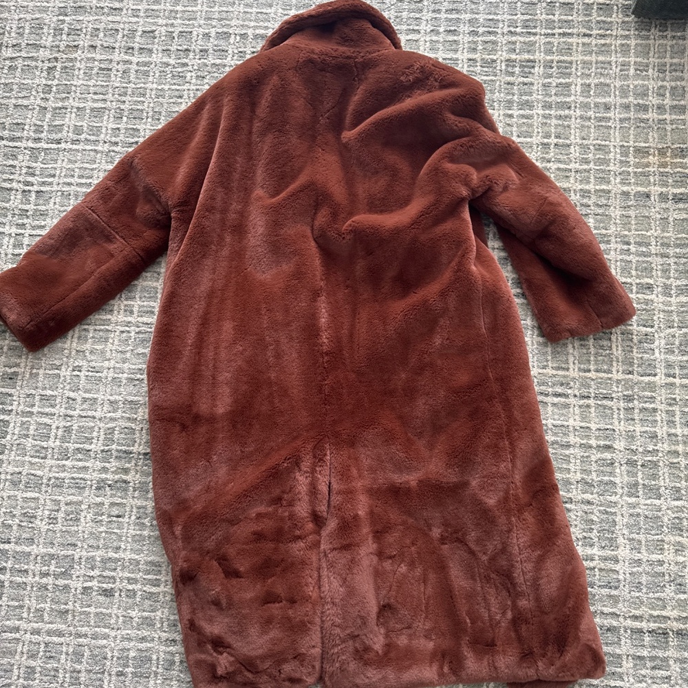 Faux Fur Teddy Bear Coat - Picture 3 of 3